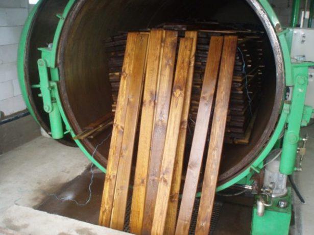 Защита древесины - пиломатериалы, пропитанные в автоклаве